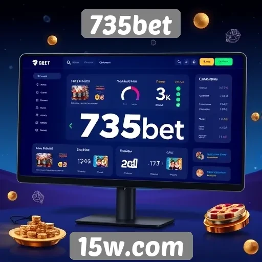 Navegação e interface do usuário na 735bet